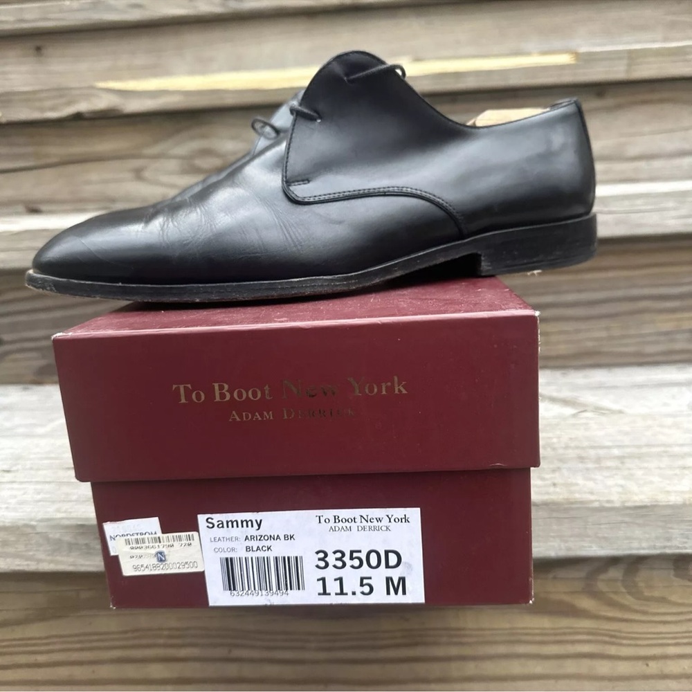To Boot Men's Black Leather Shoes